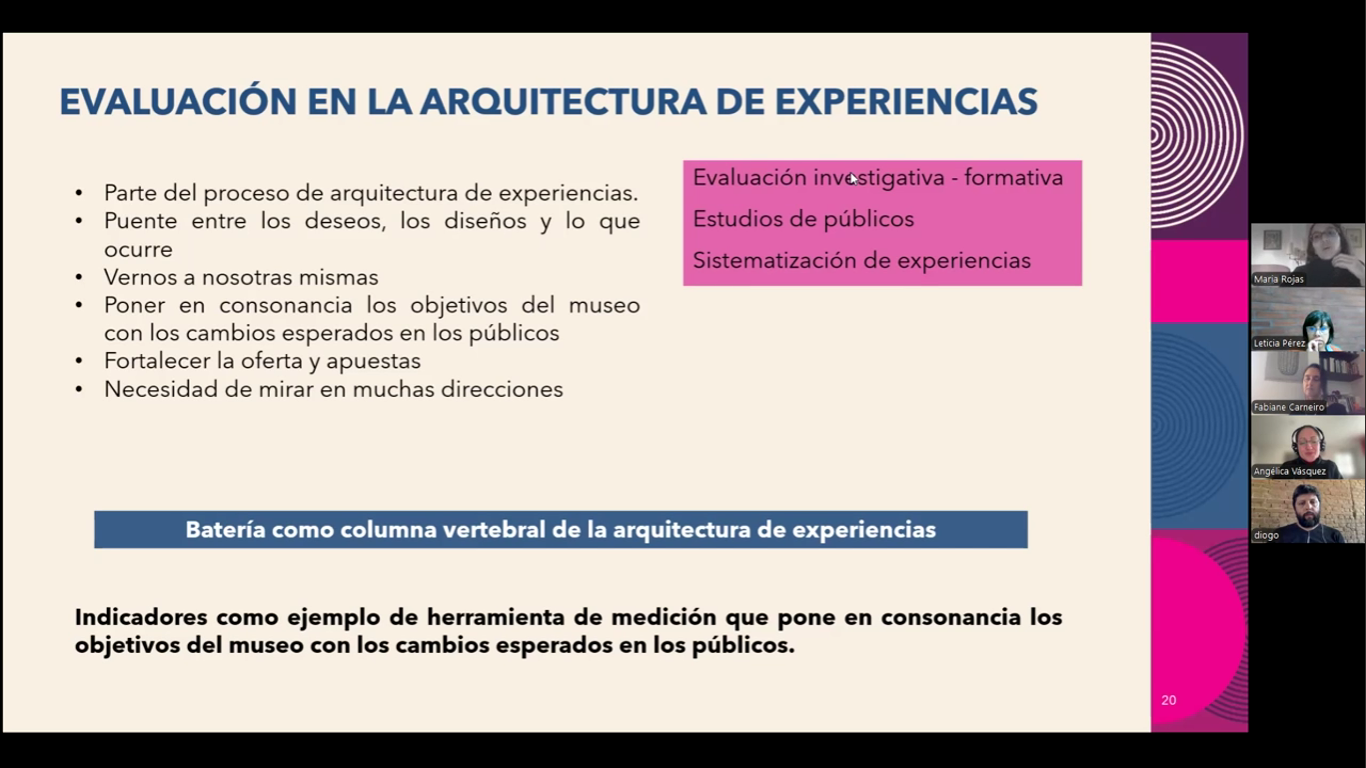 56 Seminario virtual “La evaluación en la arquitectura de experiencias de Maloka (Museo de CyT)”
